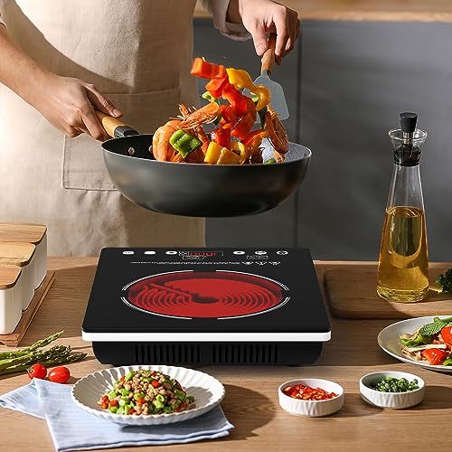 Single Burner Electric Cooktop 1800W