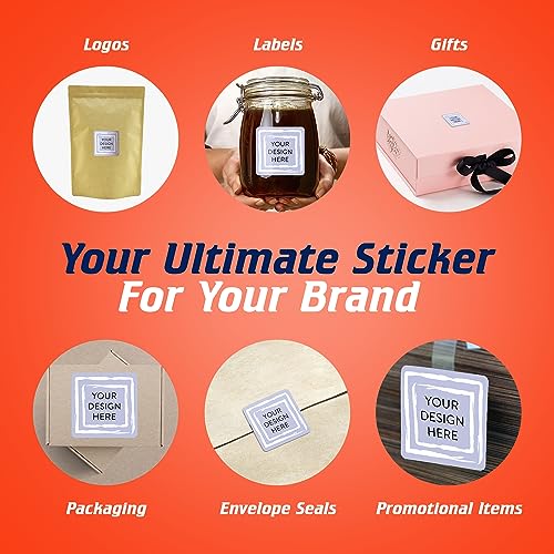 100 Custom Vinyl Stickers (100 Count)