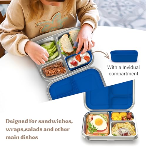 Stainless Steel Bento Box Kids (Blue)