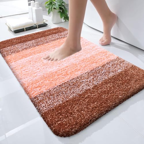 Small Bathroom Rugs 24x16 (24" X 16" / Orange)