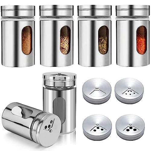 6 Pack Salt and Pepper Shakers (80ml 6 Pack)