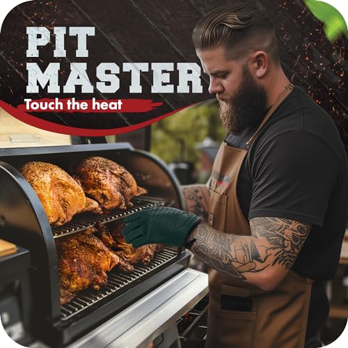 Silicone Smoker BBQ Gloves (Forest / One Size Fits Most)