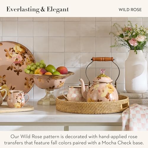 Enamel Compote (Large / Mauve Wild Rose)