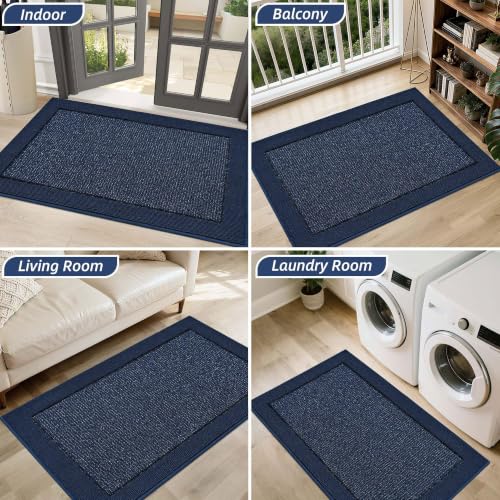 Indoor Door Mat 24" x 36" (Blue / 24" X 36" (Rectangular))