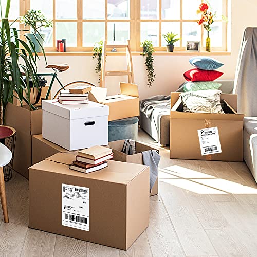4x6 Direct Thermal Blank Shipping Labels Address Labels for Zebra 2844 Zp (20 Rolls=5000 Labels / White)