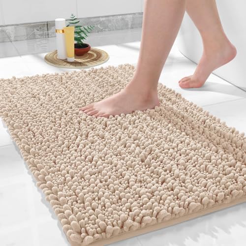 Large Bathroom Rugs Non Slip Washable 36x24 Inch