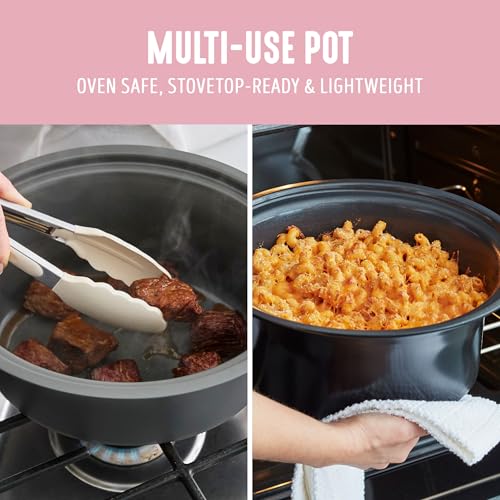 3.5QT Ceramic Nonstick Slow Cooker (Pink / 3.5 Quarts)