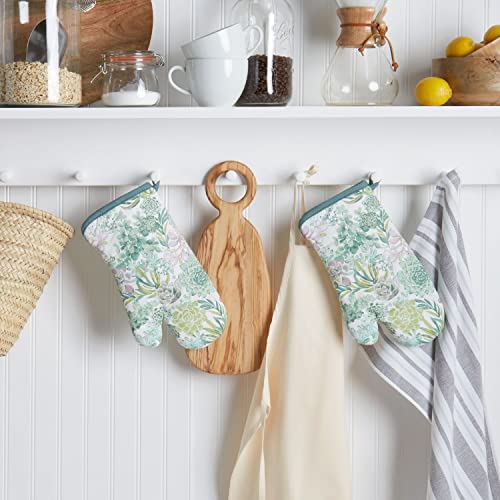 Succulents Oven Mitt 2 (7"x13" / Succulents)