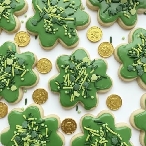 Shamrock Sprinkles for Baking (Green)
