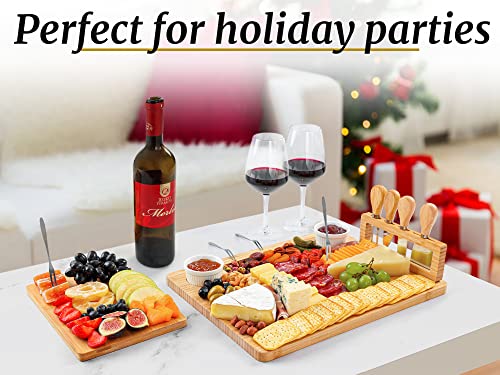 Zulay Charcuterie Board Set Large (Platter Set)