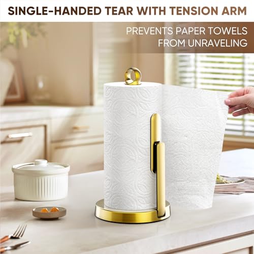 Heavy Duty Paper Towel Holder with Tension Arm