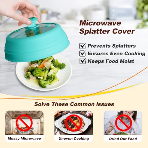 Microwave Splatter Cover (Blue / 11.8inch)