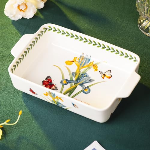 ONCCI In Glaze Ceramic Baking Dish Set of 2 (Iris)