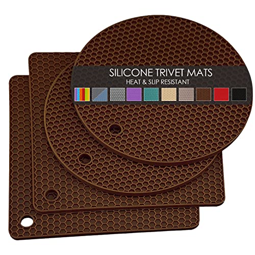 4 Pack Silicone Trivet Mats (4 Count)