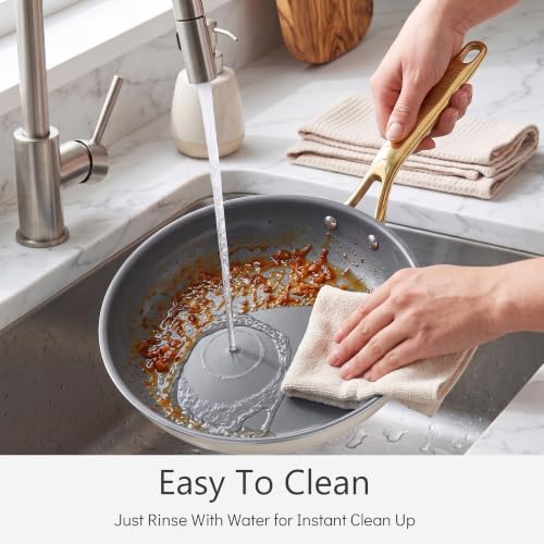 White 10 Piece Ceramic Cookware Set (White / 10pc set)