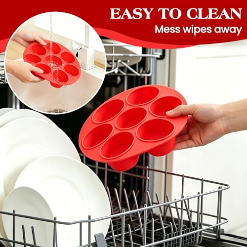 Silicone Muffin Pans for Air Fryer (7-Cup)