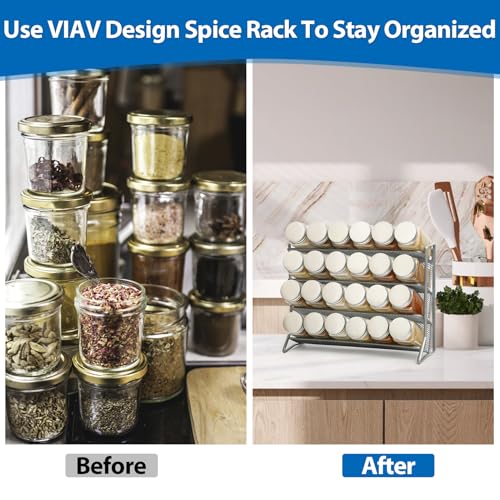 1PCS 4Tier Spice Rack for Counter Free Standing
