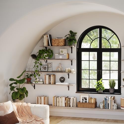 Long Wall Shelves (Greige / 31.5 Inch)