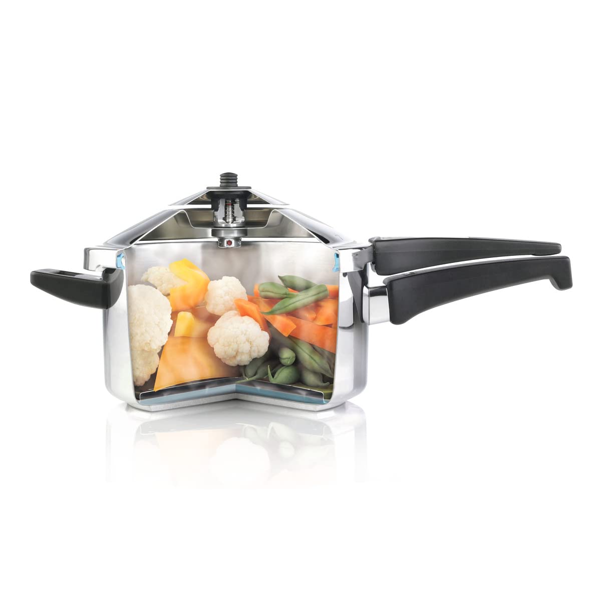 Stainless Steel Duromatic Saucepan Pressure Cooker 5 Quart