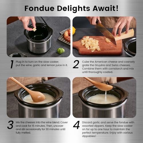 0.65 Qt Mini Slow Cooker with Free Liners Included