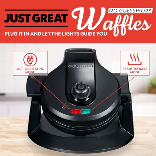 Belgian Waffle Maker (Black)