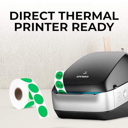Dark Green Thermal Labels (Dark Green)