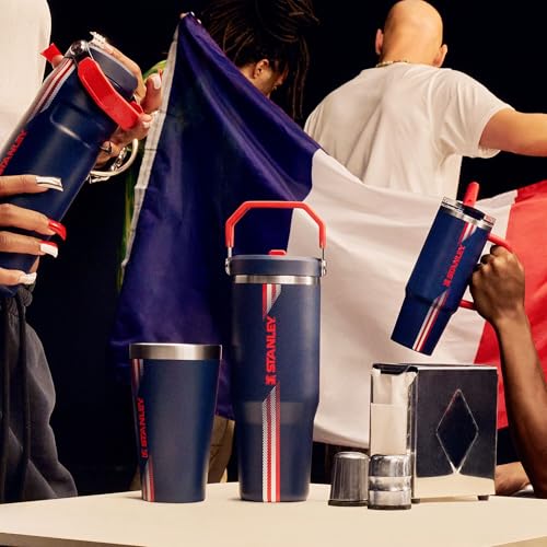 IceFlow 2.0 Flip Straw Tumbler (Team Navy Red / 30 Ounces)