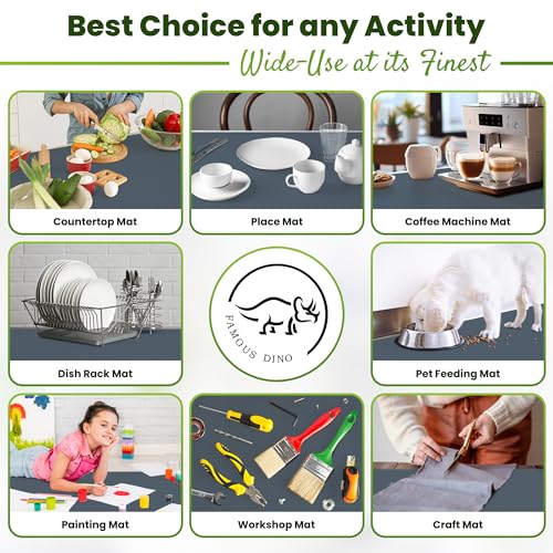 Large Silicone Mat 28" x 20" Mat Thick Heat Resistant