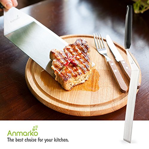Big Metal Griddle Spatula (Plastic handle turner)