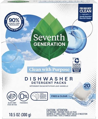 Dishwasher Detergent Packs (20 Count (Pack of 1))