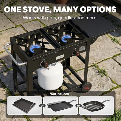 Outdoor Propane Deep Fryer with Movable Cart (36 qt)