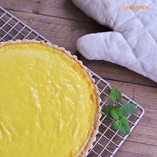 9.5 Inch Round Tart Pan with Removable Loose Bottom (9.5" with Removable Bottom)