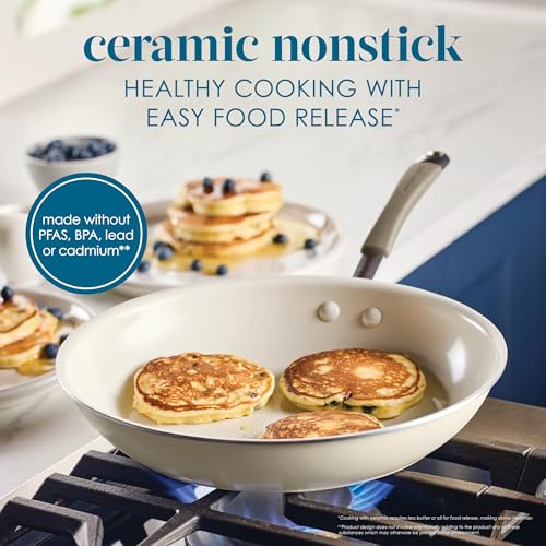 Cucina Ceramic Nonstick Frying Pan (Skillet (12.5") / Almond)