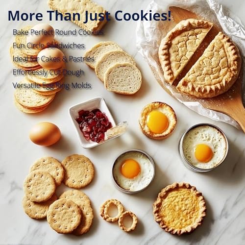 Large Round Cookie Cutter 6 PCS