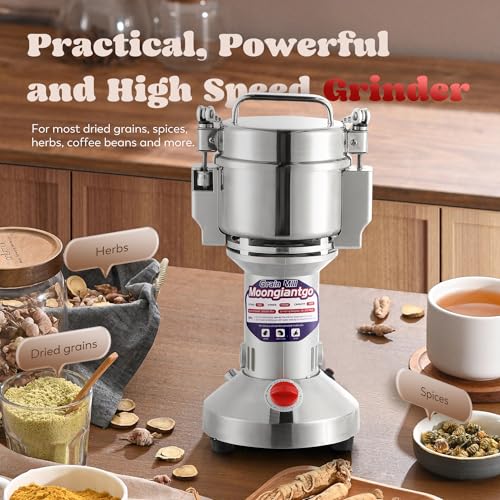 Grain Mill Grinder Electric 700g Upright (Silver / 700g Upright)