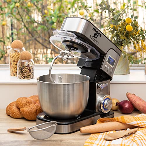 Stand Mixer With Lcd Display (Stainless Steel LCD)