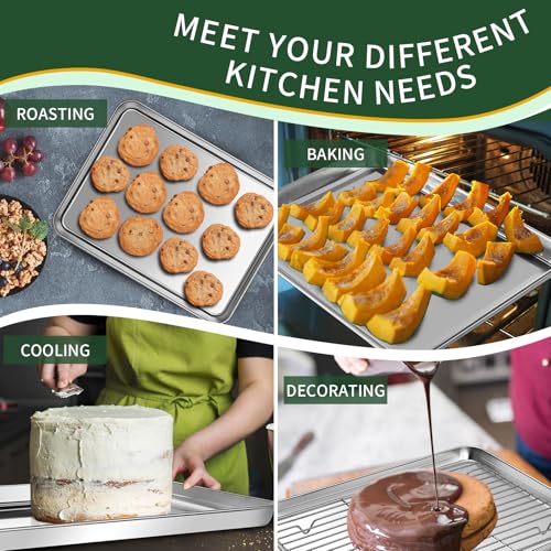 Baking Sheet with Cooling Rack Set (10 inch)