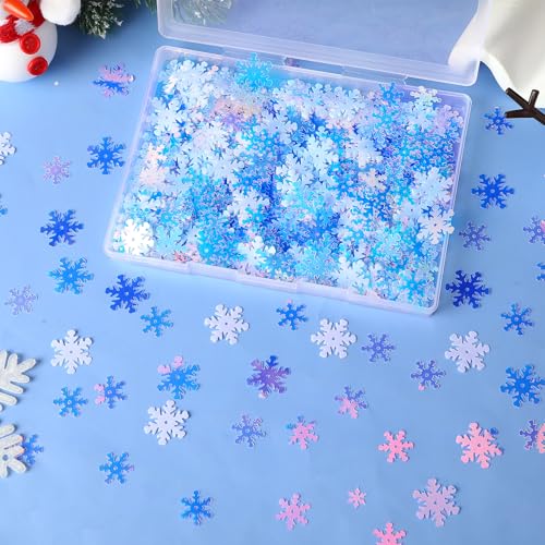 Christmas Snowflakes Confetti Decorations (Winter)