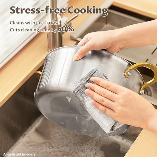 8 QT Stock Pot with Lid