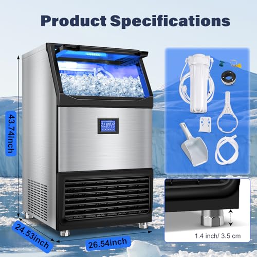 Commercial Ice Maker Machine (500Lbs/24H)