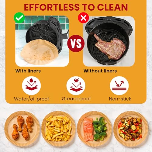 Air Fryer Liners for Ninja (125 Count)