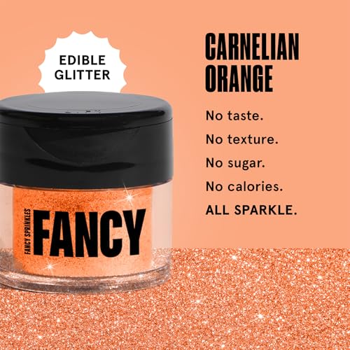 Carnelian Orange Edible Glitter Luster Dust 4gm