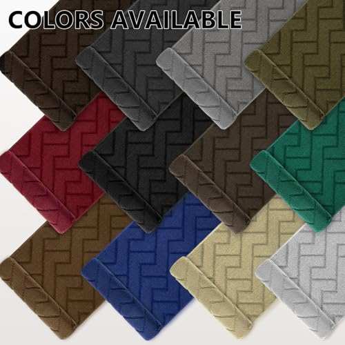 Kitchen Runner Rug (Black / 20"x48"+20"x59")