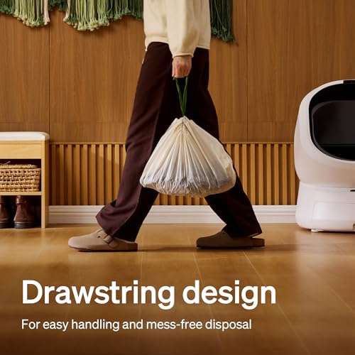 Self Cleaning Litter Box Liner 60 Count (White / 1 Count (Pack of 1))
