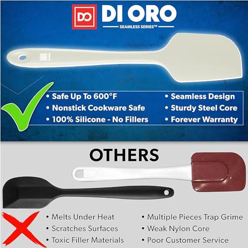 DI ORO Silicone Spatula Set (3 Count)