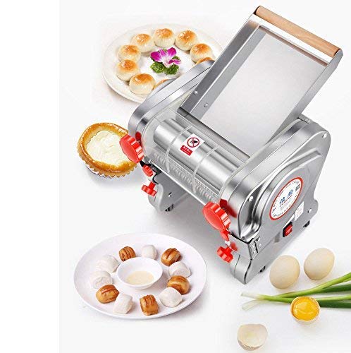 Hengwei 750W 110V Stainless Steel Commercial Electric Noodle Making Pasta Maker Dough Roller Noodle Cutting Machine (3mm / 9mm)