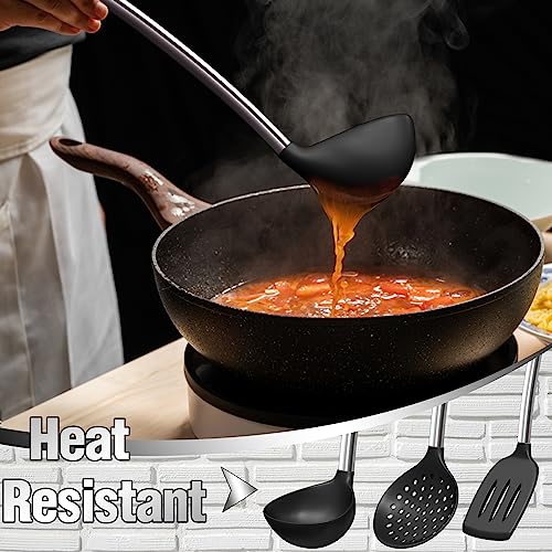 Thickened Kitchen Utensils Set (Black)
