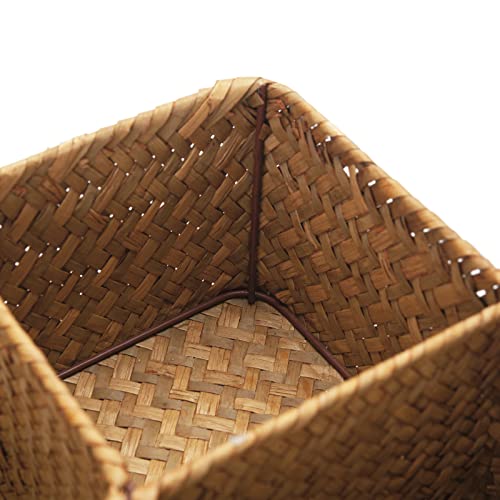 Tea Bag Sugar Packet Holder (10.2 x 7.9 x 3.9 inch / 6 Divided Basket)