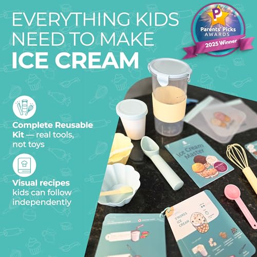 Kids Ice Cream Science Maker Kit (Ice Cream Making Kit)