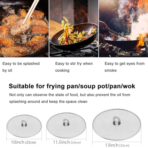 Splatter Screen for Frying Pan (3 Count)